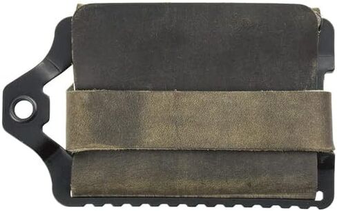 محفظة ايليمنت من ترايفاكس، طول 4.5 انش، رمادي ستيل، ستانلس ستيل وجلد، للاستخدام اليومي، بطاقة، حامل نقود، رمادي ستيل, ستيل غراي in Kuwait