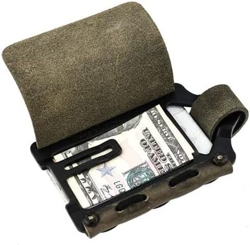 محفظة ايليمنت من ترايفاكس، طول 4.5 انش، رمادي ستيل، ستانلس ستيل وجلد، للاستخدام اليومي، بطاقة، حامل نقود، رمادي ستيل, ستيل غراي in Kuwait