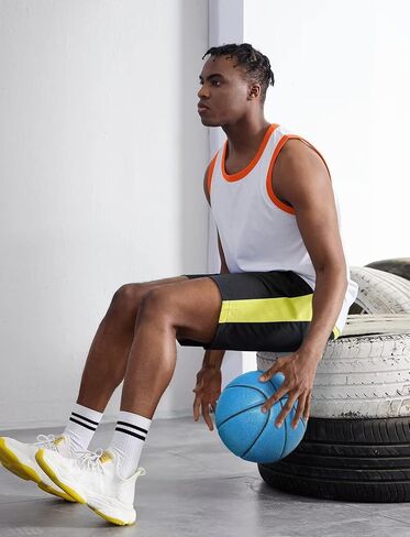 Tank Tops for Men Athletic Jersey Ringer Tanks for Summer Sports Sleeveless Shirts in Kuwait