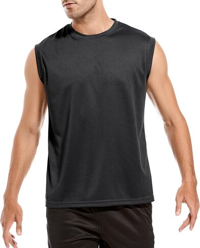 قمصان بدون أكمام شبكية للرجال مكونة من 3 أو 5 قطع من القمصان الرياضية بدون أكمام للتدريب على اللياقة البدنية، قميص رياضي بارد وجاف للتمرين in Kuwait