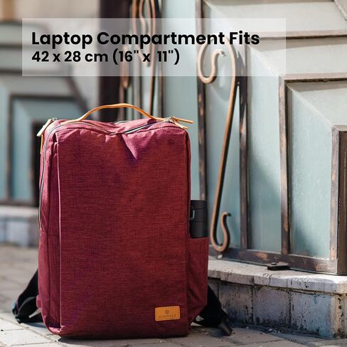 Nordace Siena Smart Backpack with USB Charging - 15.6 Inch Laptop Backpack, 19L Daily Backpack for Travel, Everyday, or Work (Black) in Saudi Arabia