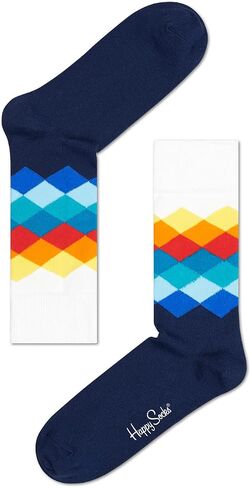 جوارب Happy Socks للرجال في صندوق هدايا كلاسيكي متعدد الألوان بمقاس أمريكي 8-12 in Saudi Arabia
