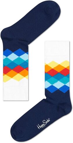 جوارب Happy Socks للرجال في صندوق هدايا كلاسيكي متعدد الألوان بمقاس أمريكي 8-12 in Saudi Arabia