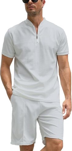 SOYOLIY قمصان رجالية مجموعة تي شيرتات قصيرة للأطفال رياضية 2 قطعة وتتسابق البريدي الشاطئ المشي الدعاوى عادية نشط الصيف موضة الملابس in Kuwait