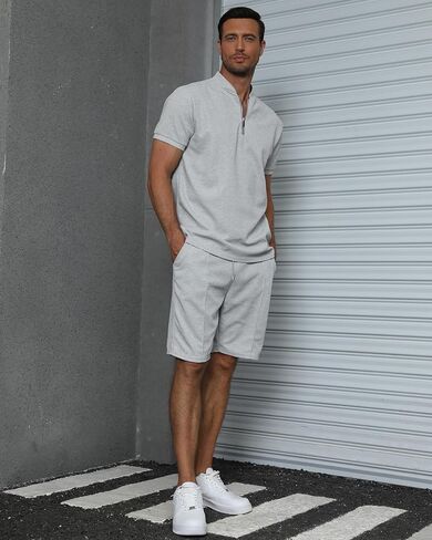 SOYOLIY قمصان رجالية مجموعة تي شيرتات قصيرة للأطفال رياضية 2 قطعة وتتسابق البريدي الشاطئ المشي الدعاوى عادية نشط الصيف موضة الملابس in Kuwait