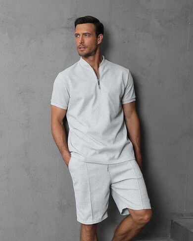 SOYOLIY قمصان رجالية مجموعة تي شيرتات قصيرة للأطفال رياضية 2 قطعة وتتسابق البريدي الشاطئ المشي الدعاوى عادية نشط الصيف موضة الملابس in Kuwait