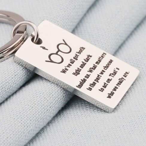 Book Lover Quote Keychain Inspirational Keychain Gift What matters is the part we choose to act on (keychainS) in Saudi Arabia