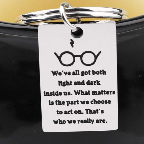 Book Lover Quote Keychain Inspirational Keychain Gift What matters is the part we choose to act on (keychainS) in Saudi Arabia
