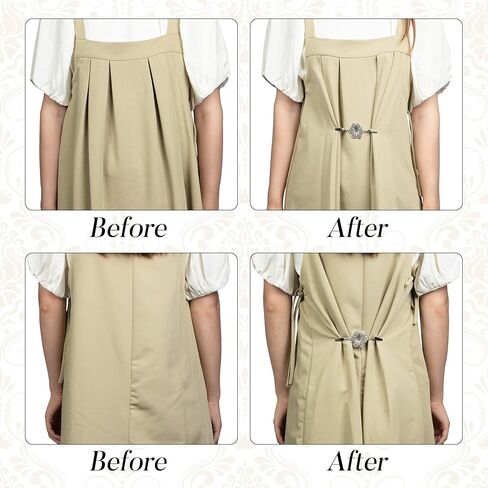 4 قطع من مشابك سويتر ريترو من موتزو ، مشابك الياقة من سبيكة الزنك ، بلوزة شال قميص مشابك، ظهر الفساتين مشبك شال، أنيقة لمزاج أنيق للنساء والفتيات والسيدات، الزنك, الزنك in Kuwait