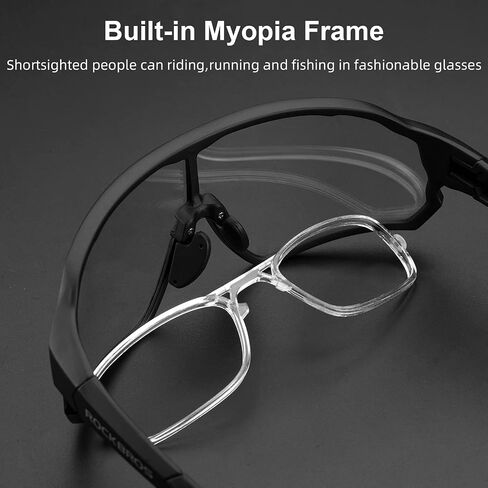 ROCKBROS Photochromic Sunglasses for Men Cycling Sunglasses Sports Bike Glasses in Saudi Arabia