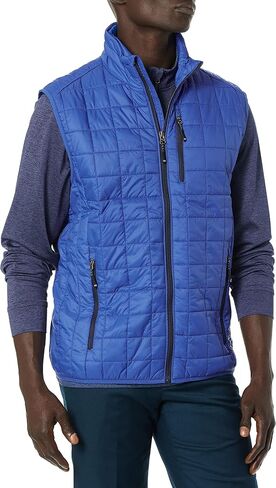 Cutter & Buck Men's Weather Resistant Primaloft Down Alternative Rainer Vest in Saudi Arabia
