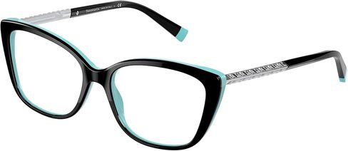 Tiffany & Co. TF2208B - 8055 Eyeglass Frame BLACK ON BLUE w/DEMO LENS 54mm in Saudi Arabia
