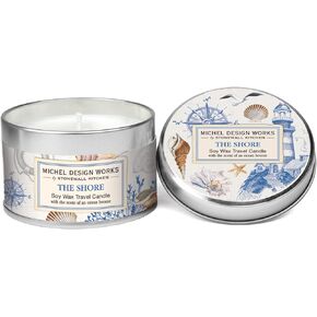 Michel Design Works Soy Wax Candle in Travel Tin Size, The Shore in Kuwait