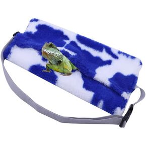 حامل حبال التنين الملتحي للحيوانات الصغيرة، سرج التنين الملتحي، حامل التنين الملتحي والمقود الجلدي، حامل السحلية من أجل راحة المشي أثناء السفر في الهواء الطلق لمنع السقوط بشكل آمن (A05) in Kuwait