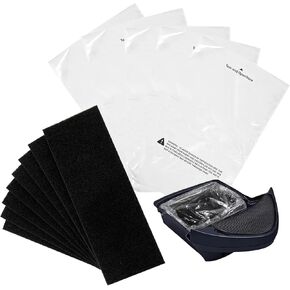 120 Pack Waste Drawer Liners Compatible with All Litter Robot Models, 9-11 Gallons Litter Box Liners with 8 Pack Carbon Filter Custom Fit for Litter-Robot in Kuwait