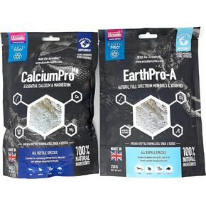 Arcadia Reptile Large Bundle - 350g EarthPro-A, 450g CalciumPro+Mg in Saudi Arabia