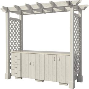 مطبخ خارجي مع مخططات عريشة يمكنك صنعها بنفسك لاثاث الفناء الخلفي والطبخ in Kuwait