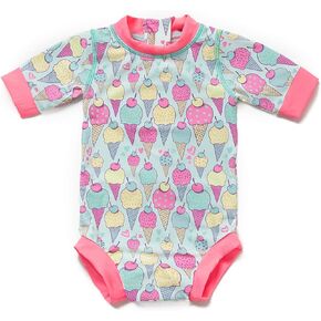 Baby Girl One Piece Bathing Suit with UPF 50+ Sun Protection in Kuwait