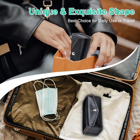 Zoksi Weekly Pill Organizer 2 Times a Day, PU Leather Bag 7 Day Am Pm Pill Box, Daily Pill Box Organizer 7 Day, Portable Medicine Organizer for Travel, Weekly Pill Case to Store All Meds in Kuwait