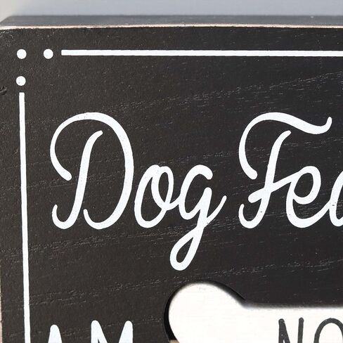 جدولة ديكور منزل الكلاب المضحكة التي يتم إطعامها أو مشيها للكلاب، صباحًا ومساءً مع تذكير على شكل عظمة بنعم أو لا يمكن عكسها، هدايا لمحبي الكلاب، 10 بوصة × 1.5 بوصة × 7 بوصة in Kuwait