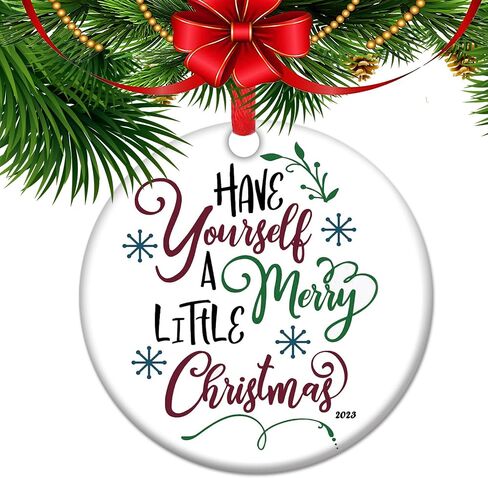 احصل على عيد ميلاد سعيد صغير، زينة عيد الميلاد لعطلة الشتاء المستديرة، زينة عيد الميلاد، زينة شجرة عيد الميلاد، الأصدقاء، الجيران، منزل جديد in Kuwait