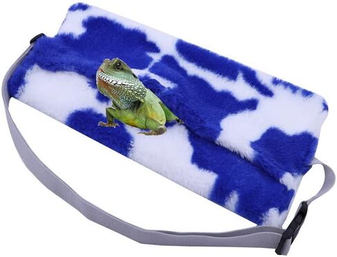 حامل حبال التنين الملتحي للحيوانات الصغيرة، سرج التنين الملتحي، حامل التنين الملتحي والمقود الجلدي، حامل السحلية من أجل راحة المشي أثناء السفر في الهواء الطلق لمنع السقوط بشكل آمن (A05) in Kuwait