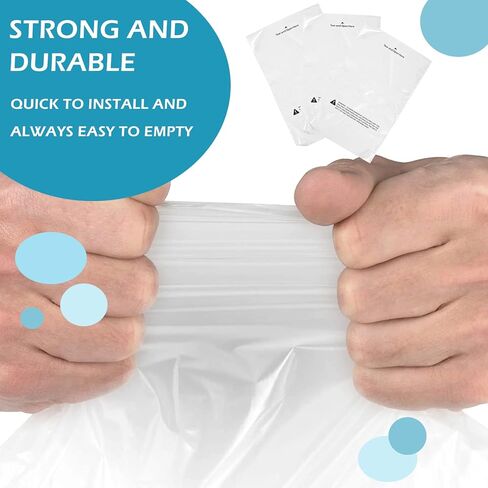 120 Pack Waste Drawer Liners Compatible with All Litter Robot Models, 9-11 Gallons Litter Box Liners with 8 Pack Carbon Filter Custom Fit for Litter-Robot in Kuwait