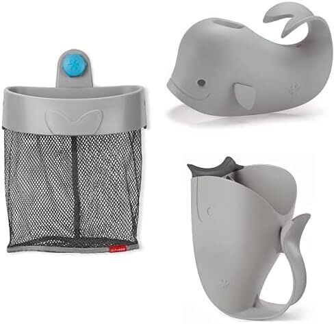 Skip Hop Moby Hanging Bath Toy Organizer Scoop, Grey in Kuwait
