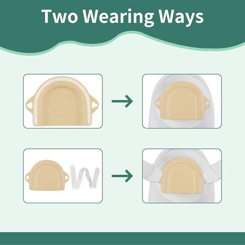 ZnnaYoha Ostomy Supplies, Stoma Guard Security Shield, Adjustable Ostomy Belt Guard, Bath Assist Accessory in Kuwait