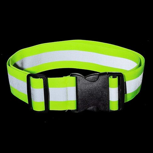 2-6 Pack - Reflective Glow Belt Safety Gear, Pt Belt, for Running Cycling Walking Marathon Military in Kuwait
