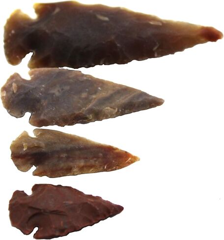 Crystalo - Set of 25 Indian Arrowheads Agate New Replica 2 to 2 1/2 Inch Long in Kuwait