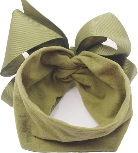 دي اي دي 20 قطعة من عصابات الرأس المصنوعة من النايلون المرن الناعم على شكل فيونكات للشعر للفتيات الصغيرات والرضع وحديثي الولادة in Kuwait