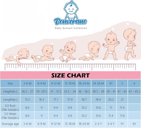 BONVERANO Baby Girls Swimsuit UPF 50+ Sun Protection, Zip Front Hoodie Long Sleeve One Piece Swimwear, Toddler Bathing Suit in Kuwait