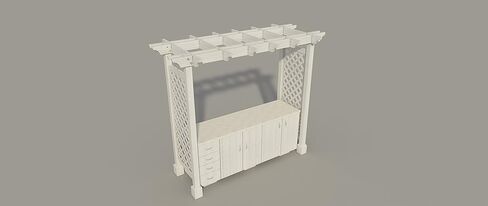 مطبخ خارجي مع مخططات عريشة يمكنك صنعها بنفسك لاثاث الفناء الخلفي والطبخ in Kuwait