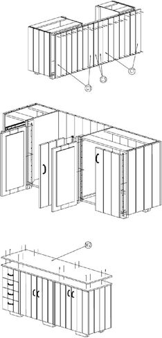 مطبخ خارجي مع مخططات عريشة يمكنك صنعها بنفسك لاثاث الفناء الخلفي والطبخ in Kuwait