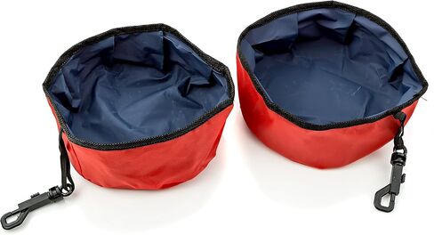 Travel Pet Bowl for Food and Water, Folding Collapsible, for Dogs and Cats-2 Pack in Saudi Arabia