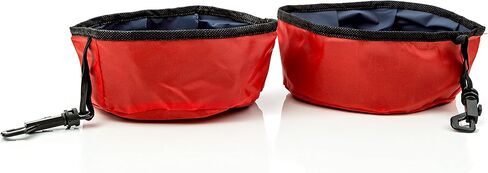 Travel Pet Bowl for Food and Water, Folding Collapsible, for Dogs and Cats-2 Pack in Saudi Arabia