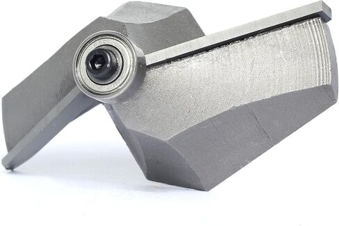 Akylin 30 Degree Extra Large Chamfer Router Bit,1/2" Shank,1-3/8" Bevel Length Horse Nose Bits,Eased Eage Cutter with Ball Bearing for Wood Profiling,Edging in Kuwait