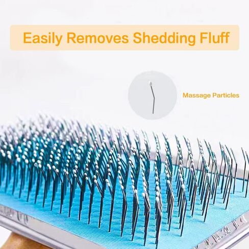 Cat Brush,Dog Brush,Solid Wood Pet Brush For Cats,Dogs And Rabbits,This Grooming Tool is Perfect for Any Grooming or Massage Needs. in Kuwait