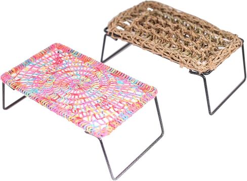 سرير استلقاء على شكل سحلية الزواحف من هالينفر، كرسي استرخاء للحيوانات الصغيرة، خنزير غينيا التنين الملتحي (منسوج يدويًا، سرير استلقاء) in Kuwait