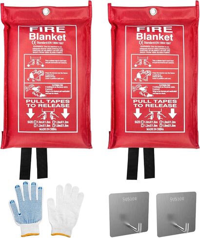QUINIVER Fire Blanket (2 Pack) in Saudi Arabia