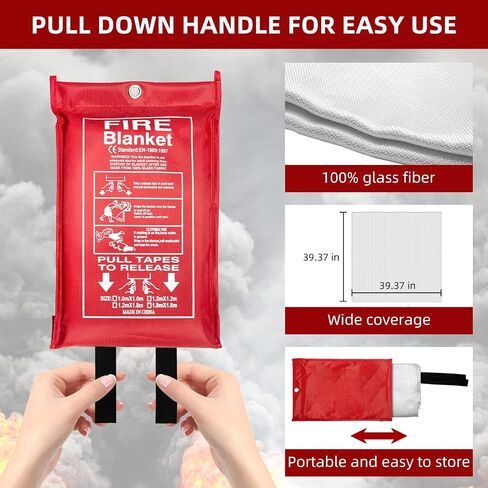 QUINIVER Fire Blanket (2 Pack) in Saudi Arabia