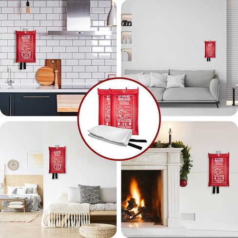 QUINIVER Fire Blanket (2 Pack) in Saudi Arabia