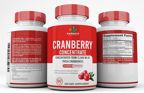 Premium Cranberry Concentrate 60 Soft Gel Capsules in Saudi Arabia