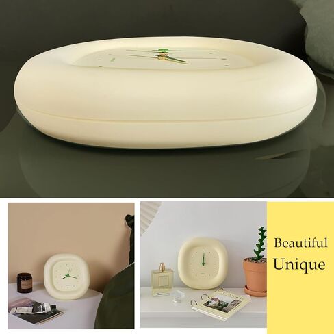 ليوانج ساعة حائط بتصميم فقاعات لطيفة، ساعة صامتة لغرفة المنزل وغرفة نوم الاطفال وديكور المكتب، اخضر فاتح in Kuwait