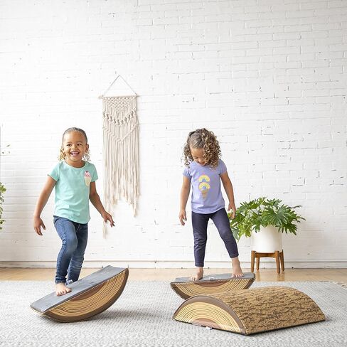 ECR4Kids Tree Log 4-Piece SoftZone Climber Set 1 Long 1 Medium 2 Short in Saudi Arabia