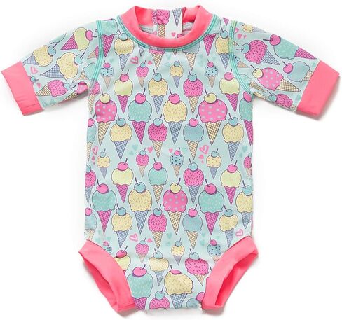 Baby Girl One Piece Bathing Suit with UPF 50+ Sun Protection in Kuwait