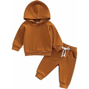 Baby Girls Floral Hoodie+ Floral Pant Set Leggings 2 Piece Outfits 6M-3Y in Kuwait