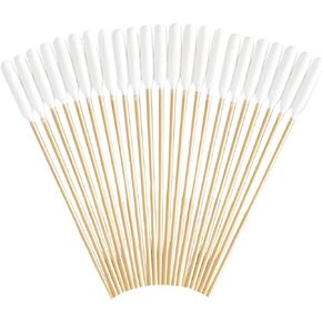 Quanzhou Chenchenchen E-Commerce Co.,Ltd 6 Inch Long Cotton Swabs,Large Cotton Buds with Bamboo Handle for Dogs 200pcs
