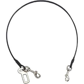 ACBungji سيارة الحيوانات الأليفة الكلب القط مقعد حزام الأمان مزلاج مشبك عدم مضغ المقود ضبط النفس تسخير المغلفة الفولاذ المقاوم للصدأ الثقيلة Isofix موصل صغير متوسط ​​كبير (39 بوصة) in Kuwait